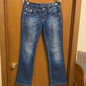 Miss Me Women's Dark Blue Boot Cut Jeans